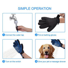 Pet Bathing Glove Shower Sprayer  | Wash/Massage